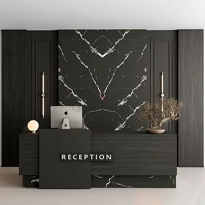 Luxury hotel reception