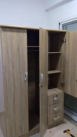 Stylish Wooden Wardrobe with Ample Storage