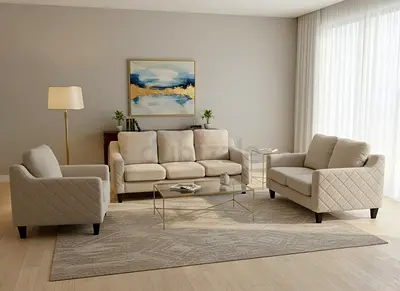 Elegant Living Room Sofa Set