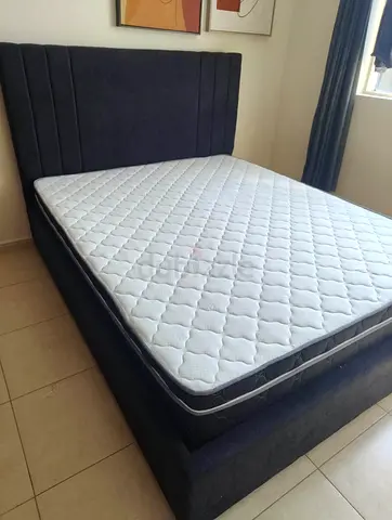 Upholstered Bed with Mattress