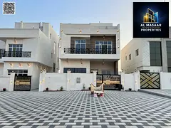 Seize the opportunity and own a luxurious villa in Ajman for sale, first resident, freehold, central