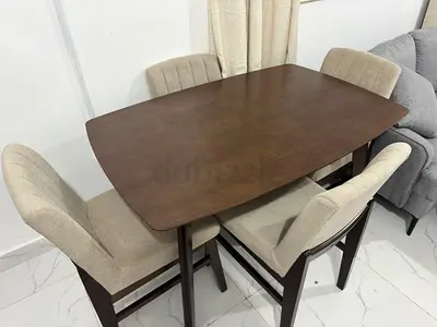Stylish Dining Table with Four Chairs for Sale