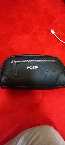 Fossil Black Leather Bag