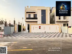 A luxurious villa for sale, combining elegance, comfort, and an ideal location in one of Ajman's