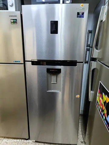 Stainless Steel Double Door Refrigerator