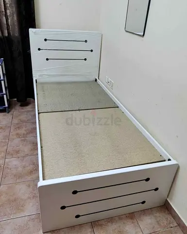 Stylish White Single Bed Frame Selling New