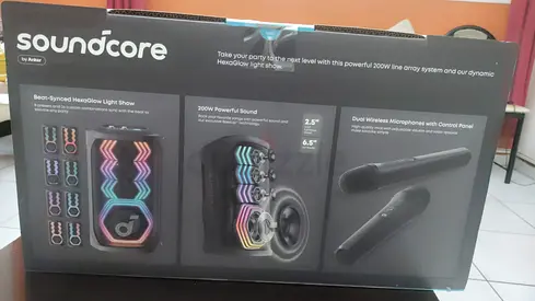 SOUNDCORE RAVE 3S WIRELESS BLUETTOTH PARTY SPEAKERS