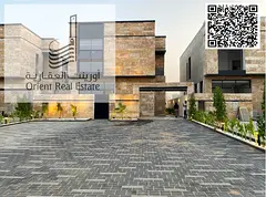 Villa for sale in Ajman, Al Zahya area, including registration and ownership fees, 5 master bedrooms