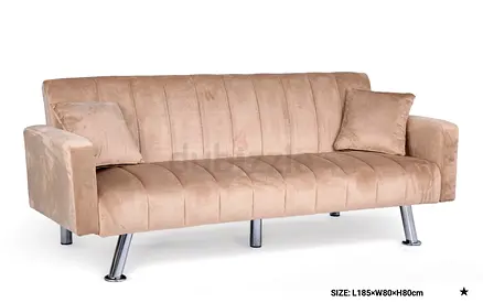 Comfortable 3-Seater Sofa with Cushions