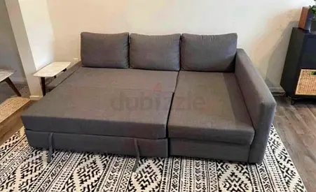 L shape Grey Sofa Bed