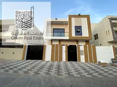 Villa for sale in Ajman, Al Zahia area, consisting of 6 master bedrooms with a modern kitchen and in