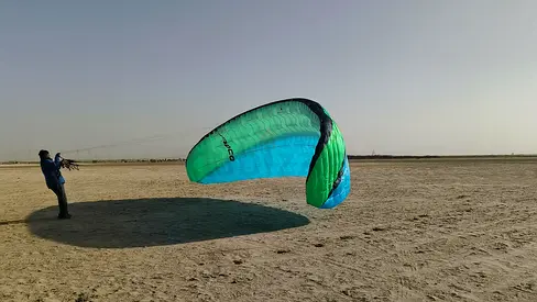 Wing paragliding