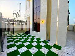 Villa for sale in Ajman, Al Helio 2 area. The villa consists of 5 master bedrooms, a majlis (formal