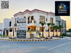 Own your dream villa in the heart of "Al Yasmin" Ajman. A luxurious villa with a modern de