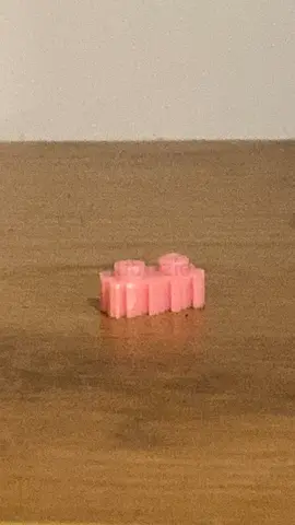 3 piece Pink 2x1 Lego.