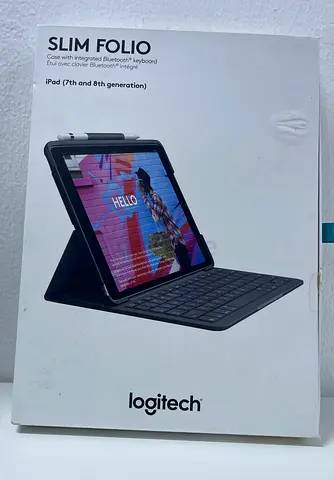 Logitech Slim Folio Case with Bluetooth Keyboard for iPad