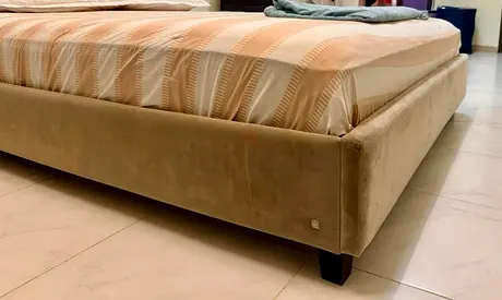 Elegant Upholstered Bed Frame from THE ONE store