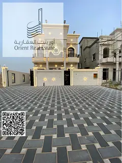Villa for sale in Ajman, Al Zahia area, including registration and ownership fees, consisting of 5 m