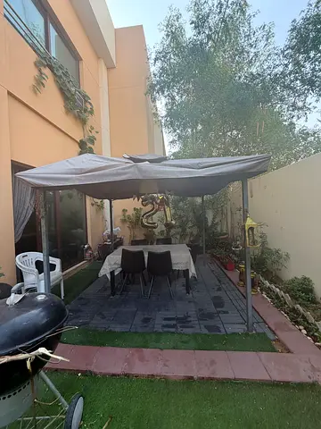 Cozy Garden Dining Set with Gazebo