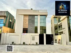 A luxurious villa for sale, combining elegance, comfort, and an ideal location in one of Ajman's