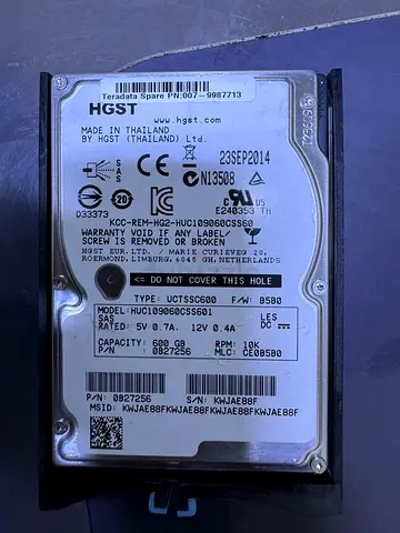 HGST 0B27256 600GB SAS HDD