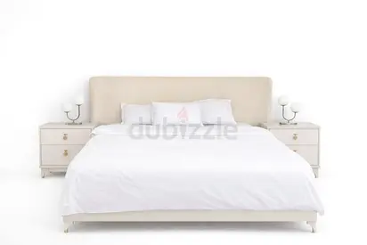 Bed king with 2 comdena