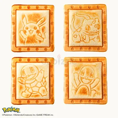 Pokemon x BRUNO Hot Sandwich Maker Double Pikachu Charizard Pancakes