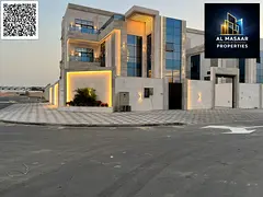 For sale: a luxurious villa with a European design, fully equipped, at a negotiable price with the p