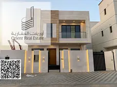 Villa for sale in Ajman, Al Zahia area, at a price including registration and ownership fees, 5 mast