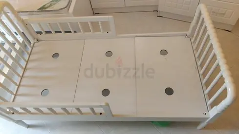 Sturdy White bed for Sale