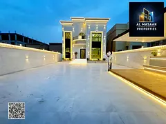 Luxury villa for sale in Al Muwaihat 1, featuring a modern design, spacious layout, reception areas,