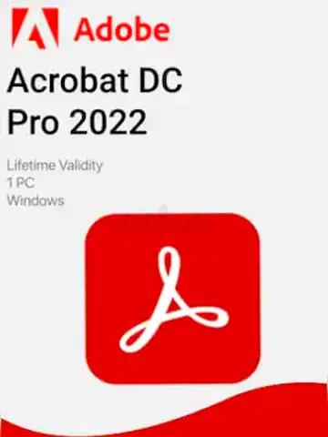 Genuine Adobe Acrobat Pro Dc 2022 Lifetime