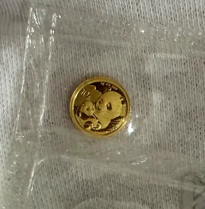 2019 China 1 Gram .999 Gold Panda Bu