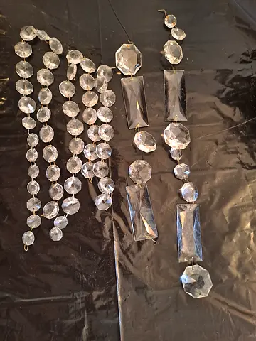 Zchekolovakian Crystals for 3 chandeliers