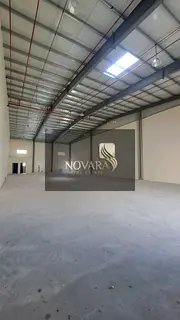 Warehouse _ 50 kW electricity _ 5,400 sq. ft. area _ available for annual rent in Umm Al Quwain