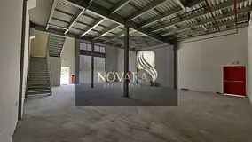 A warehouse with an area of 3,500 sq. ft. including a mezzanine is available for annual rent, equipp