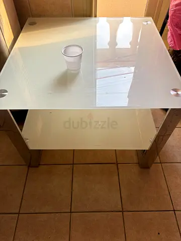 Clear Glass Coffee Table with Modern Design