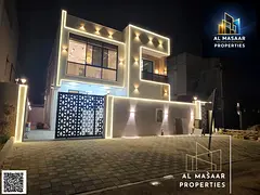 A luxurious villa for sale, combining elegance, comfort, and an ideal location in one of Ajman's