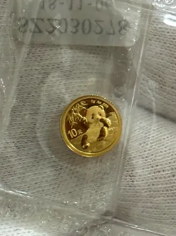 2020 China 1 Gram .999 Gold Panda Bu