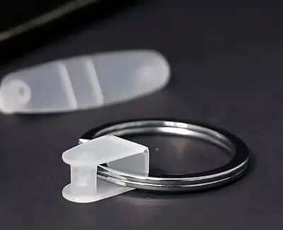 Keychain Clips Plastic - Snap In Place - 700 Pcs