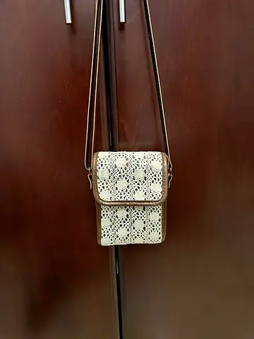 Bag with Lace Design