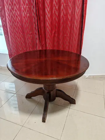 Elegant Round Wooden Dining Table
