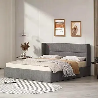 Brand new Queen size bed storage bed family bed nd medical mattress Queen bed double bed