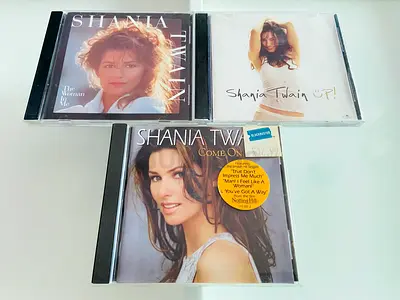 3 Shania Twain Music CD’s