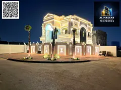 Classic design corner villa in Al-Halib, 5 master bedrooms, registration and ownership fees included
