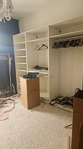 White Wardrobe with Ample Storage
