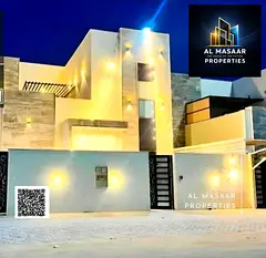 Villa for rent in Al Zahia, excellent finishing, first occupancy, ready to move in immediately. Eleg
