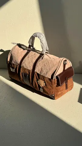 Louis Vuitton-Inspired Duffel Bag