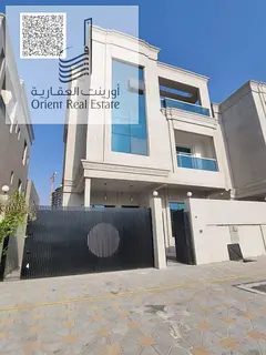 Villa for sale in Ajman, at Amerah, The Villa is G+1+Roof, Left,7 master Rooms, Majlis , 2 hall ,Big