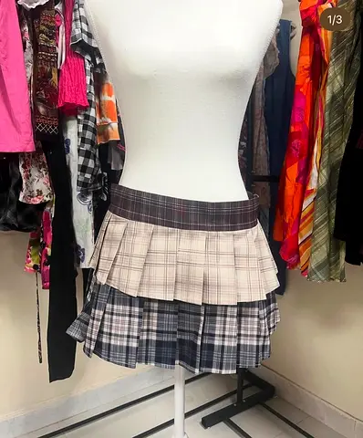 Vintage Plaid Skirt